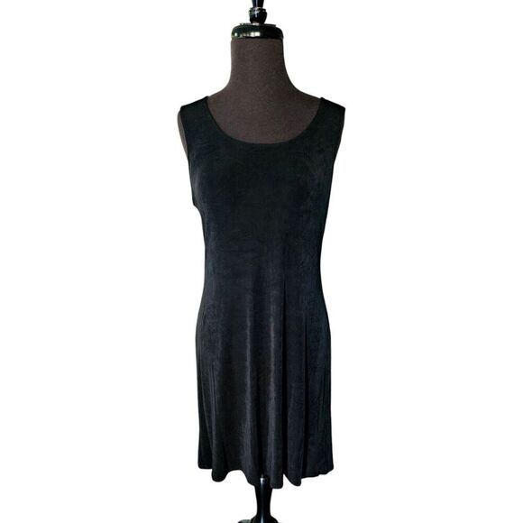 Rabbit Rabbit Rabbit Black Slinky Slip On Dress And Cardigan Set Size 2 - Picture 3 of 6